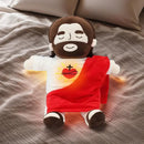 Santo Soninho™ - Pelúcia Jesus que Abraça com Fé e Acalma a Alma