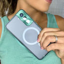 Case Samsung MagSafe de Vidro Temperado e Alumínio Aeroespacial