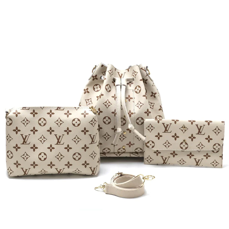 Kit Bolsa Com Necessarie + Carteira Louis Vuitton