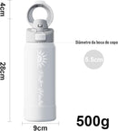 Garrafa Térmica De Aço Inoxidável Com Suporte para Telefone 950ml
