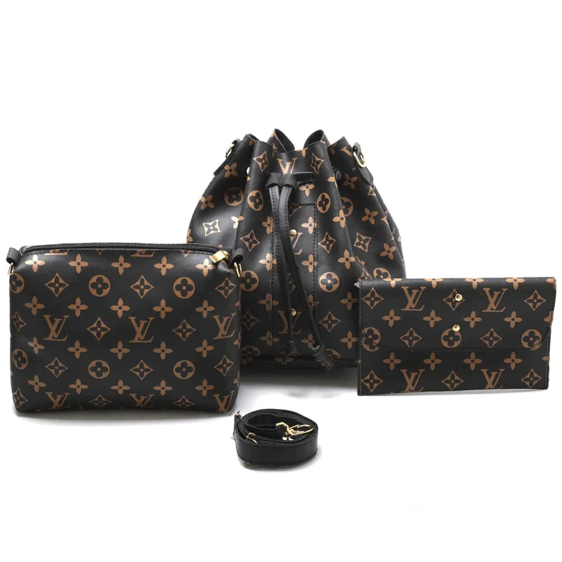 Kit Bolsa Com Necessarie + Carteira Louis Vuitton