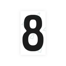 Adesivo - Número "8"