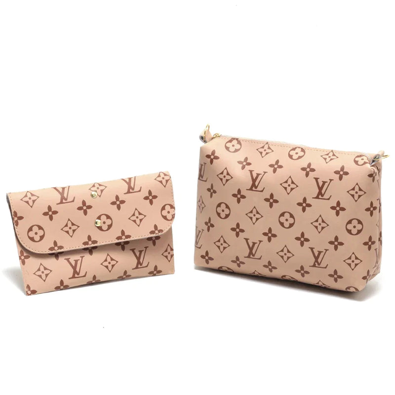 Kit Bolsa Com Necessarie + Carteira Louis Vuitton