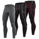 Calças de Compressão Masculinas com Bolso para Celular