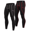 Calças de Compressão Masculinas com Bolso para Celular