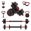 Kit de Barras Com Anilhas 12kg Para Treino Funcional Com 17 Peças