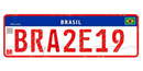 Adesivos Numerais do 0 ao 9 Para Placas de Veículos - Anti-Multa