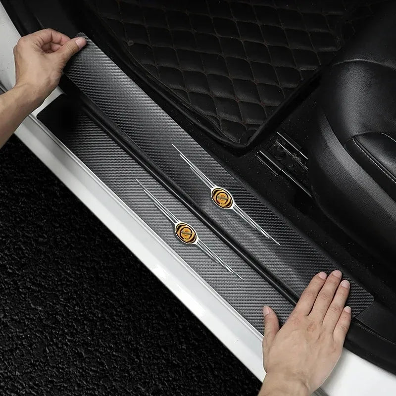 Soleira Adesiva resistente a arranhões - para Chrysler 300C e PT Cruiser