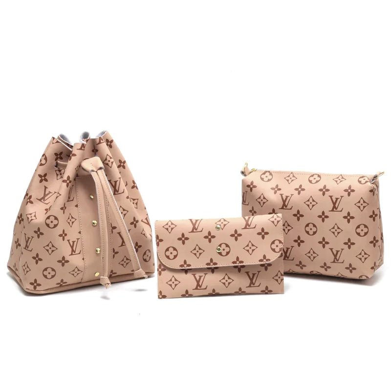 Kit Bolsa Com Necessarie + Carteira Louis Vuitton