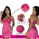 Camisola Sexy com Renda Confortável Sensual