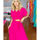 Conjunto | Livia Cropped e Saia Longa