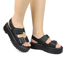 Sandália Flatform Papete • Tratorada