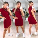 Vestido Canelado Midi - Shopp All Store