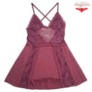 Camisola Sensual Rendada Sem Bojo