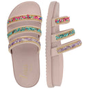 Papete com Pedraria | Sandália Flat