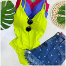 Body Feminino  com Bojo Regata Suplex