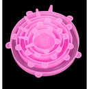 Kit 12 Tampas Silicone Universal Reutilizável