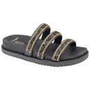 Papete com Pedraria | Sandália Flat