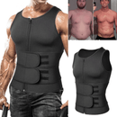 Colete Sauna Modelador com Cinturão Duplo