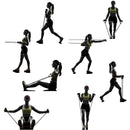 Kit Extensores Elásticos para Treino Funcional em Casa