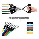 Kit Extensores Elásticos para Treino Funcional em Casa
