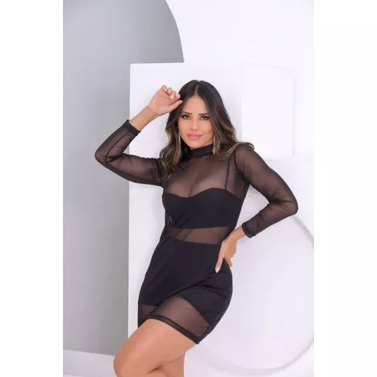 Vestido Tule Transparente 2