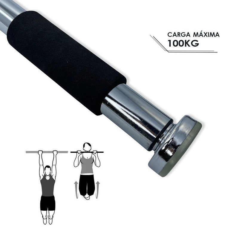Barra de Exercício Porta Fixa Treino Musculação