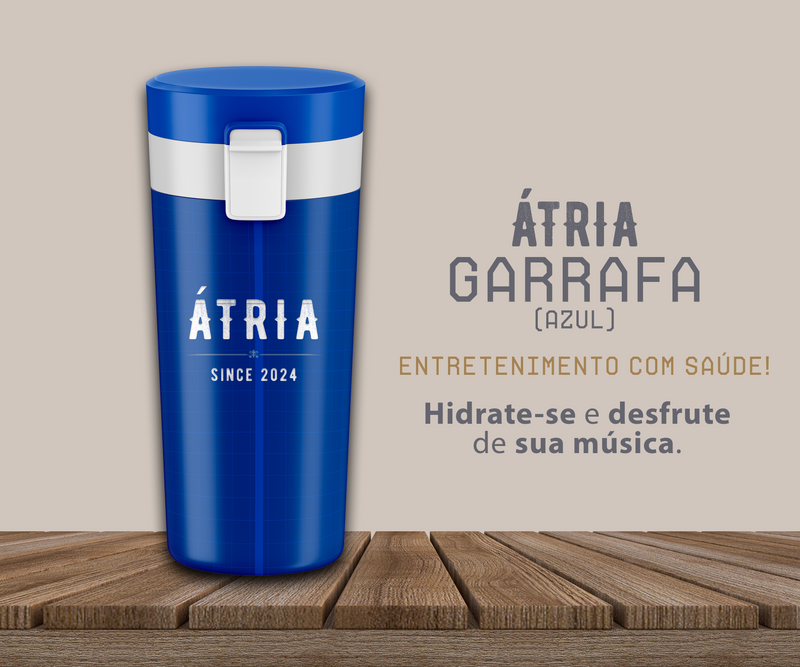 Garrafa Átria Termica com bluetooth