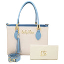 Kit bolsa + carteira GS Tradicional Moderna Transversal Feminina