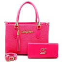 Kit bolsa + carteira GS Tradicional Moderna Transversal Feminina