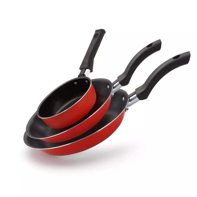 3-Piece Non-Stick Frying Pan Set - Shopp All
