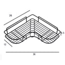 Kit com 2 Suportes De Metal Adesivo Para Parede Cozinha e Banheiro