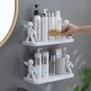 Plastic Kitchen Bathroom Organizer Holder With Adhesive
