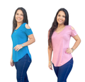 Kit C/ 2 Blusa Tapa Bumbum