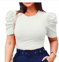 Blusa manga Bufante