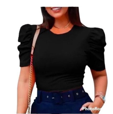 Blusa manga Bufante