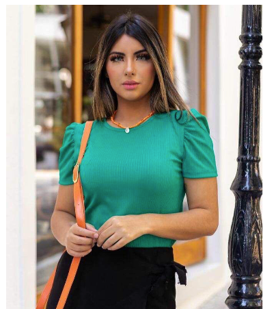 Blusa manga Bufante