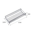 Kit com 2 Suportes De Metal Adesivo Para Parede Cozinha e Banheiro